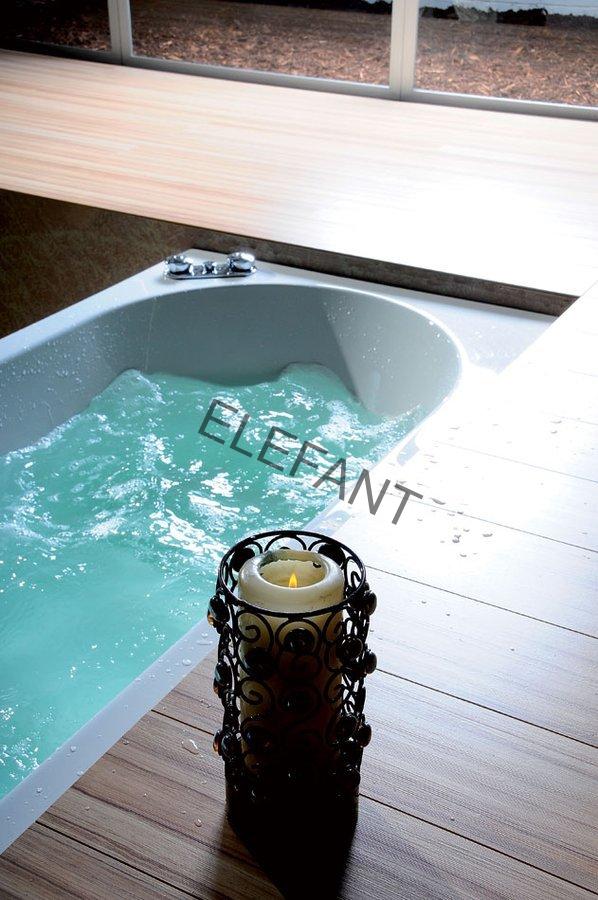 TIGRA R asymetrická vana 170x80x46cm, bílá